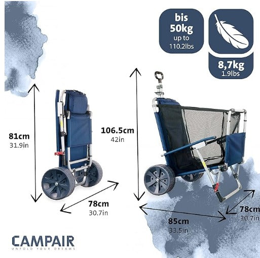 2-in-1 Camping Chair